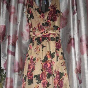 Floral Print Cocktail Dress